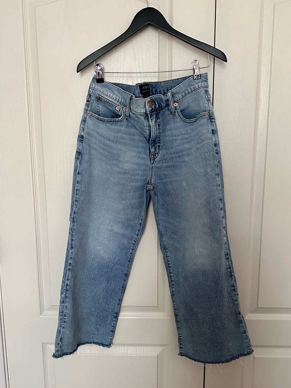 J.Crew Wide Leg Crop Light Denim Jean